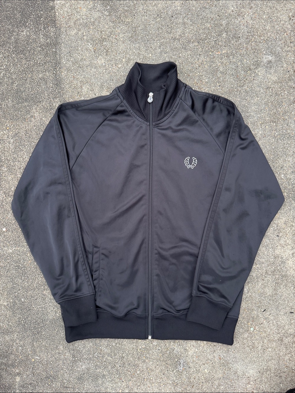 Fred Perry Black Track Jacket